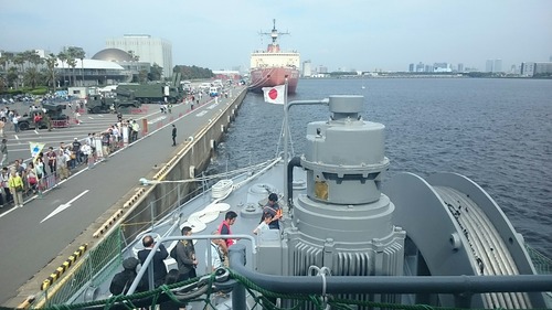 マリンフェスタ2015 in FUNABASHI 掃海艦一般公開