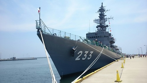 DE-233 護衛艦ちくま 艦艇公開in大洗