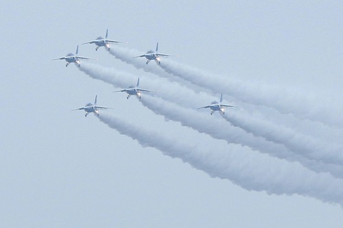 ブルーインパルス クリスマスツリー 百里基地創設50周年記念航空祭