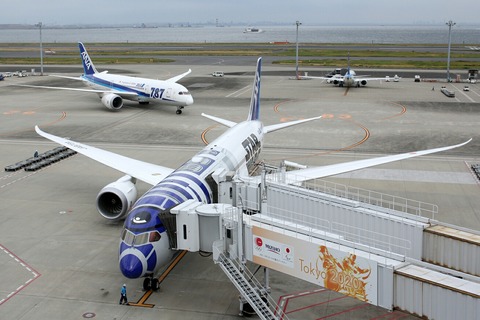 JA873A B787-9 ANA R2-D2 ANA JET RJTT 国内線運航