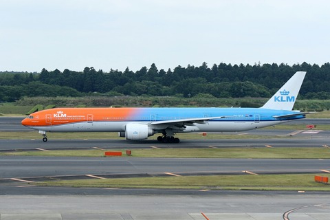 PH-BVA B777-300 KLM Orange Pride RJAA