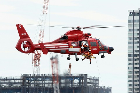 JA119G つばめ 東京消防庁 水の消防ページェント 東京みなと祭