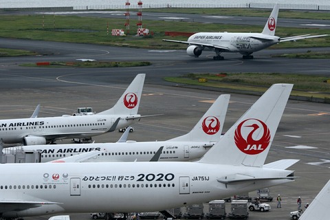 JAL オリンピック塗装機 Two-Shot RJTT