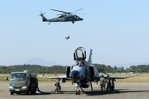 08-4571 UH-60J 捜索救難展示 百里救難隊 第30回 百里基地航空祭