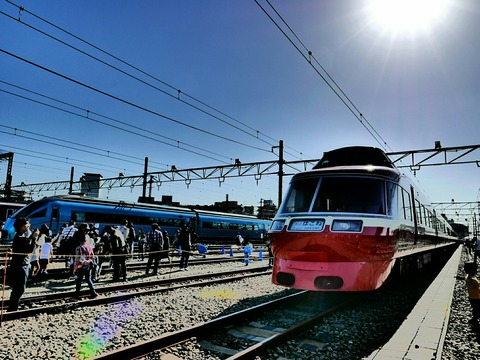 小田急 ロマンスカー LSE 7000形 小田急ファミリー鉄道展2018