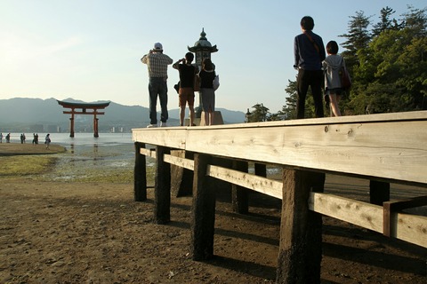 世界遺産 安芸の宮島 厳島神社 平舞台 火焼先