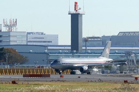 2801 A319CJ CZECH AIR FORCE RJAA V.I.P.Flight