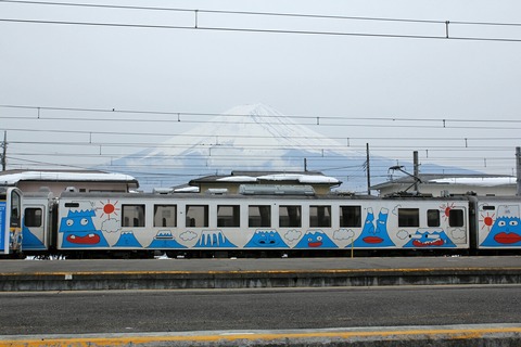 富士急行 ありがとう フジサン特急 号泣号 2000系 河口湖駅留置線