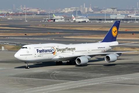 D-ABYI B747-8IC DLH Fanhansa Siegerflieger RJTT