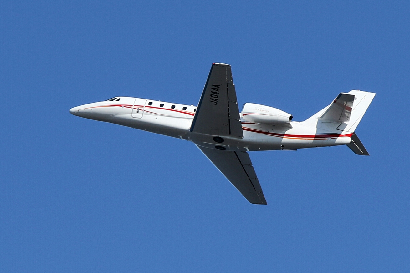 朝日航洋 セスナ６８０ サイテーション ソブリン ｊａ０４ａａ １月３日 羽田空港 ぱんこの撮影日記 本館