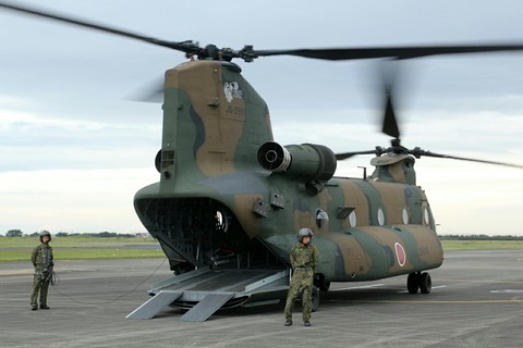 JG-2969 CH-47J Chinook 第43回 木更津航空祭 地上滑走試乗