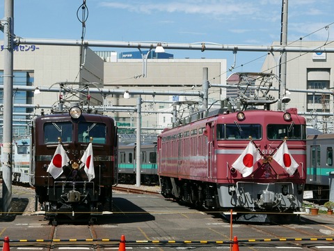 車両展示 電気機関車 JR東日本 東京総合車両センター 夏休みフェア