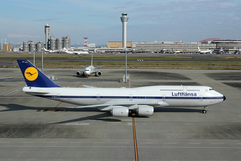 D-ABYT B747-8IC DLH Lufthansa's 60th Retro Livery RJTT