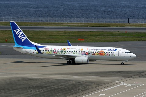 JA85AN B737-800 ANA 東北FLOWER JET RJTT