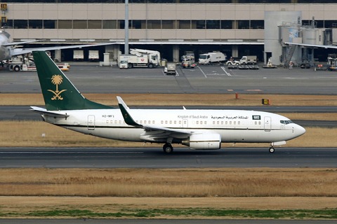 HZ-MF1 B737-700BBJ Kingdom of Saudi Arabia RJTT