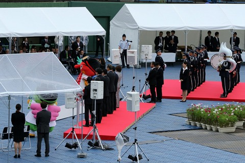 第34回全国都市緑化はちおうじフェア 開会式 富士森公園 野球場