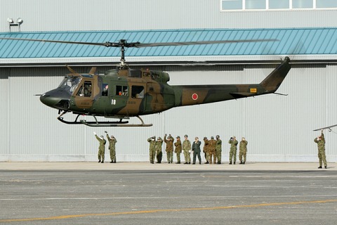 41818 UH-1 帰投 第44回 木更津航空祭 陸上自衛隊 木更津駐屯地
