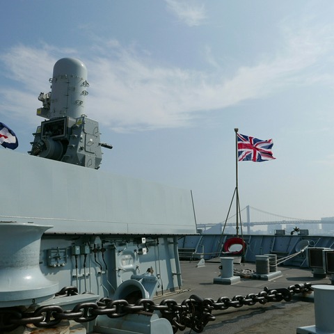 イギリス海軍 L14 HMS Albion 一般公開 晴海埠頭