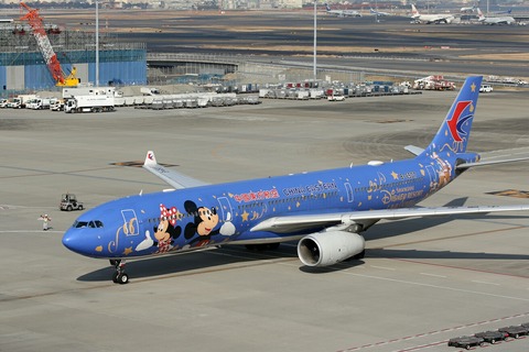 B-6507 A330-300 CES Shanghai Disney Resort RJTT