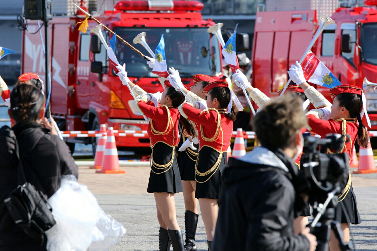 横浜消防出初式２０１９ １月１３日 横浜赤レンガ倉庫 ぱんこの撮影日記 本館