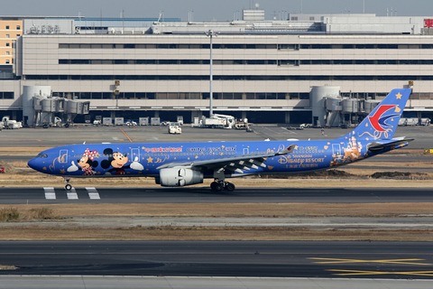 B-6507 A330-300 CES Shanghai Disney Resort RJTT