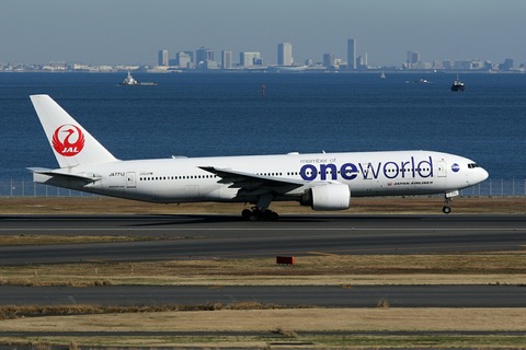 JA771J B777-200 JAL one world RJTT