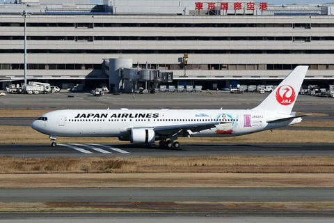 JA622J B767-300 JAL ドラえもんJET RJTT