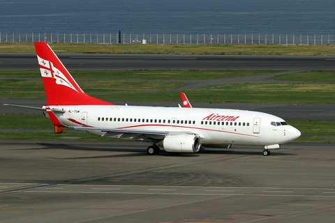 4L-TGM B737-700 TGZ RJTT V.I.P.Flight