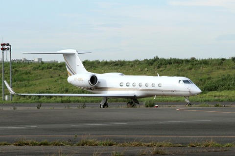 VP-BNE Gulfstream G550 RJTT