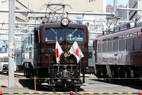 車両展示 EF58 61 JR東日本 東京総合車両センター 夏休みフェア2018