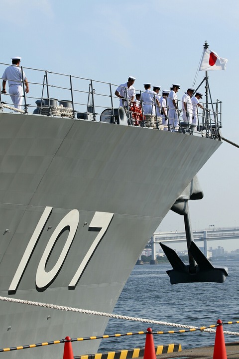 DD-107 護衛艦 いかづち 出航 第69回 東京みなと祭 晴海埠頭