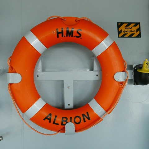 イギリス海軍 L14 HMS Albion 一般公開 晴海埠頭