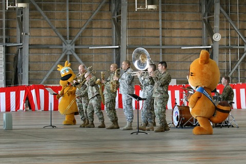 在日米陸軍軍楽隊 第44回 木更津航空祭 陸上自衛隊 木更津駐屯地
