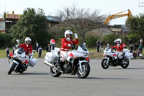 クイーンスターズ ドリル走行 第40回警視庁白バイ安全運転競技大会