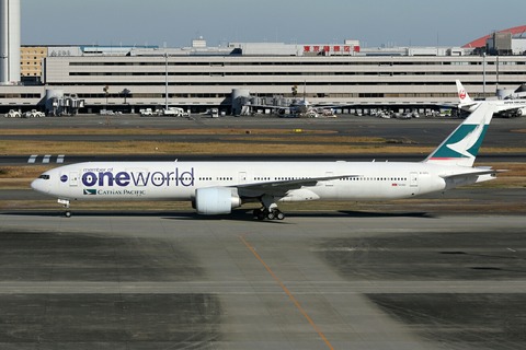 B-KPL B777-300 CPA one world RJTT