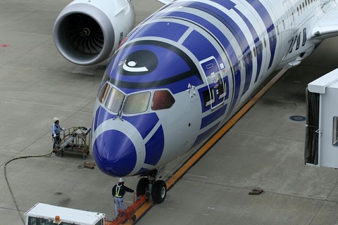 JA873A B787-9 ANA R2-D2 ANA JET RJTT 国内線運航