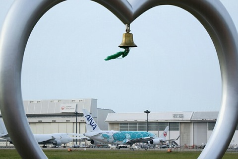 JA382A A380-800 ANA FLYING HONU RJAA