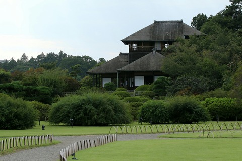 偕楽園 好文亭 見晴広場 茨城県 水戸市