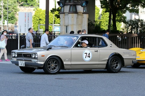 74 NISSAN SKYLINE GTR 1971 RALLY YOKOHAMA 2017