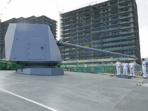 62口径5インチ砲 DD-116 護衛艦 てるづき 第71回 東京みなと祭