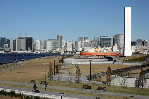 AGB-5003 砕氷艦 南極観測船 しらせ 豊洲ぐるり公園