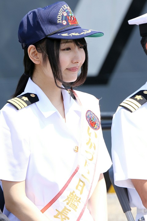 DD-107 護衛艦 いかづち 1日艦長 山口立花子 第69回 東京みなと祭