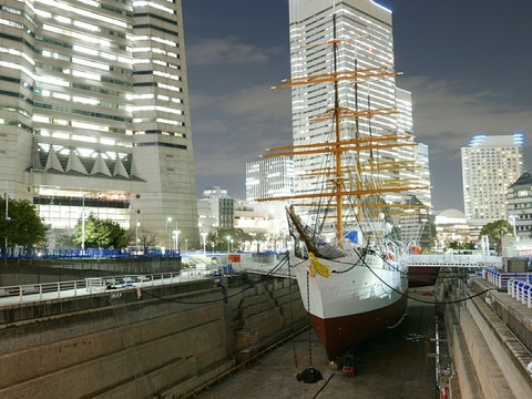 重要文化財 帆船日本丸 大規模修繕 旧横浜船渠株式会社第一号船渠