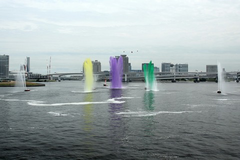 第67回 東京みなと祭 水の消防ページェント 消防艇 一斉放水