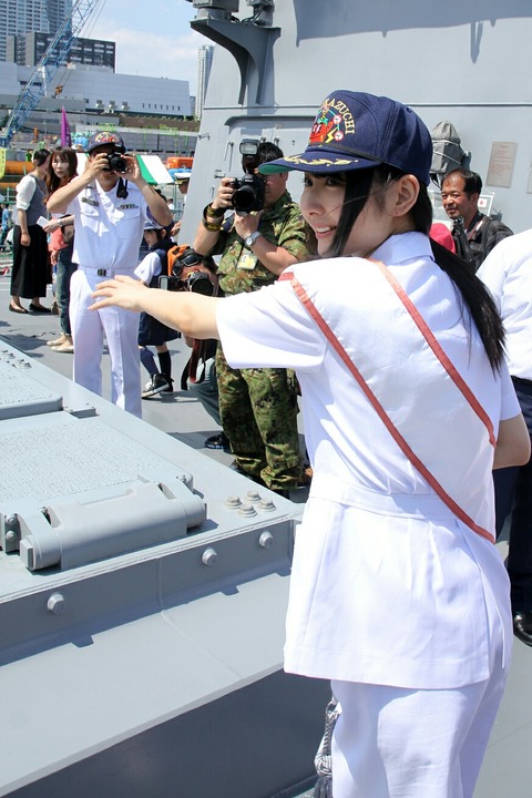 山口立花子 DD-107 護衛艦 いかづち 一般公開 第69回 東京みなと祭