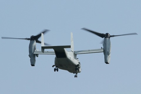 Bell Boeing MV-22B オスプレイ 厚木基地初飛来