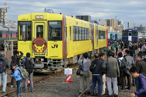 JR東日本発足30周年記念 のってたのしい列車大集合 尾久車両センター