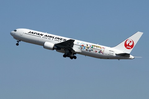 JA656J B767-300 JAL ドラえもんジェット RJTT 2013.1.20