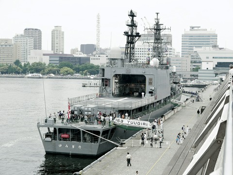 DD-153 護衛艦 ゆうぎり 一般公開 横浜開港祭 横浜大桟橋