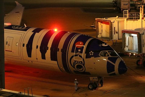 JA873A B787-9 ANA R2-D2 ANA JET RJTT 国内線運航